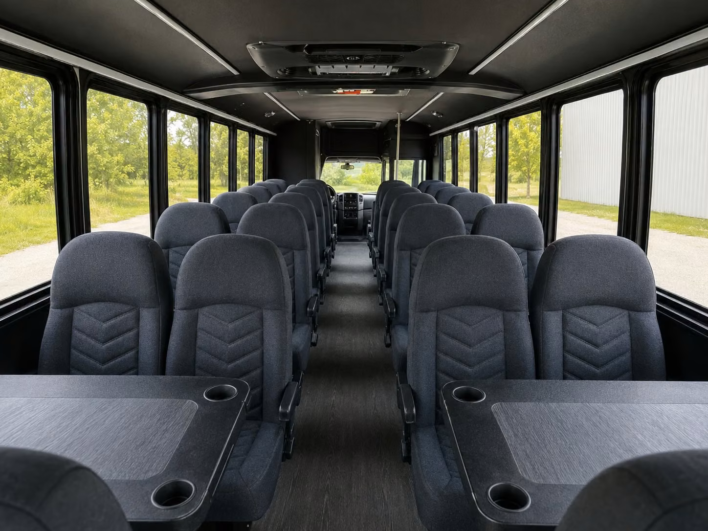 18 passenger minibus inside