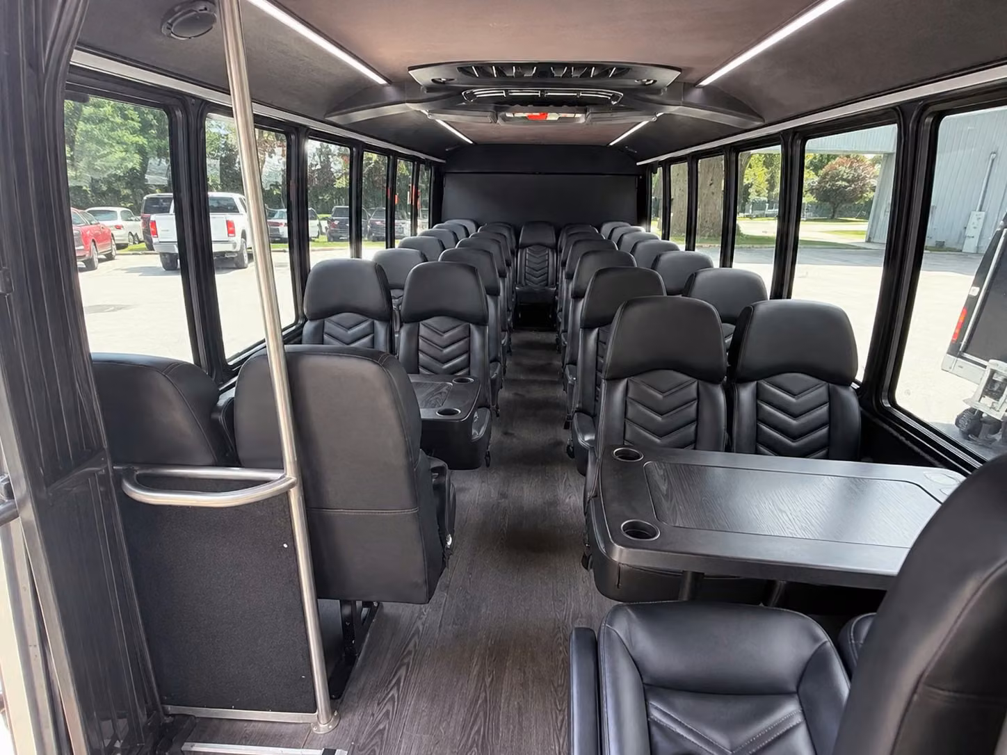 20 passenger minibus interior
