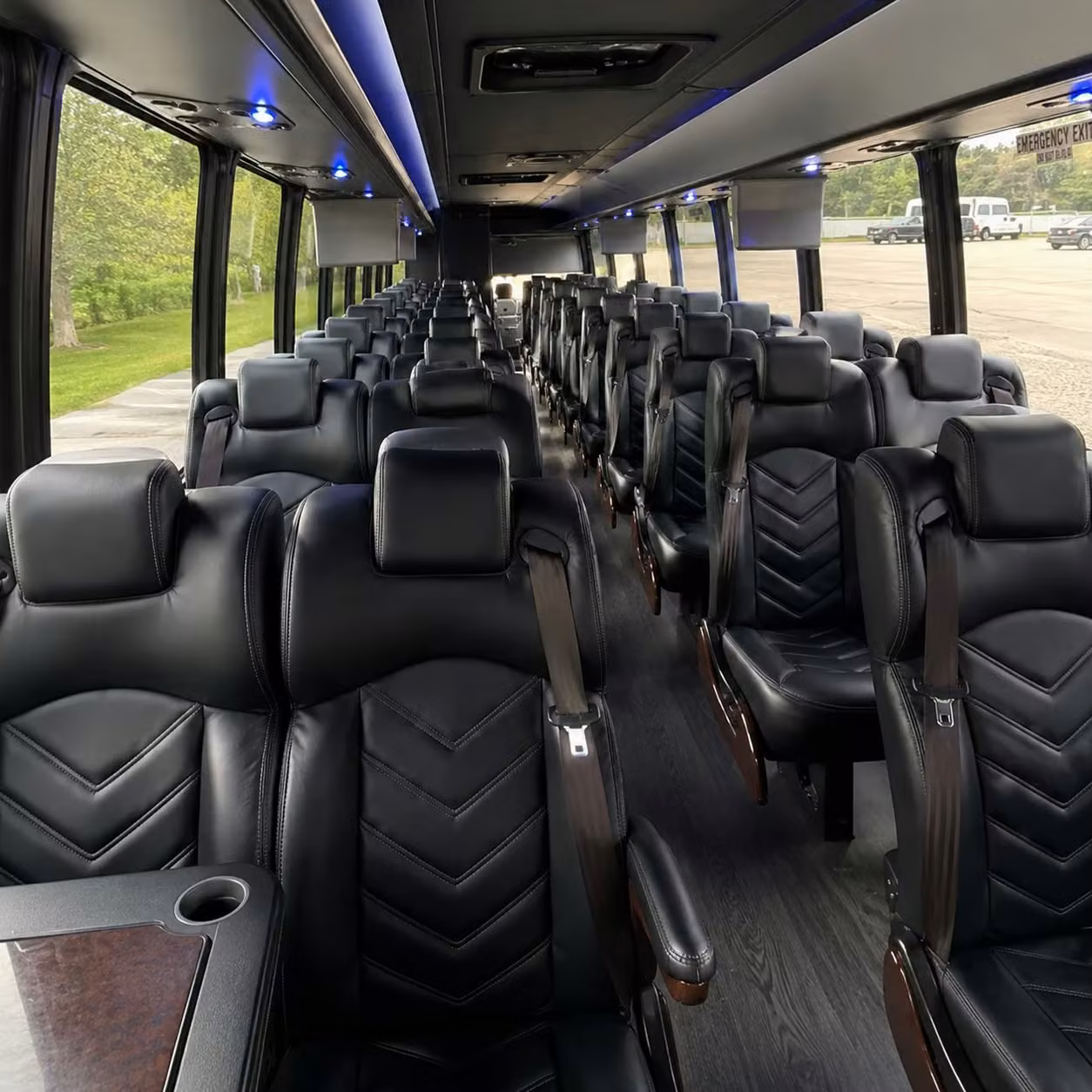28 passenger minibus inside