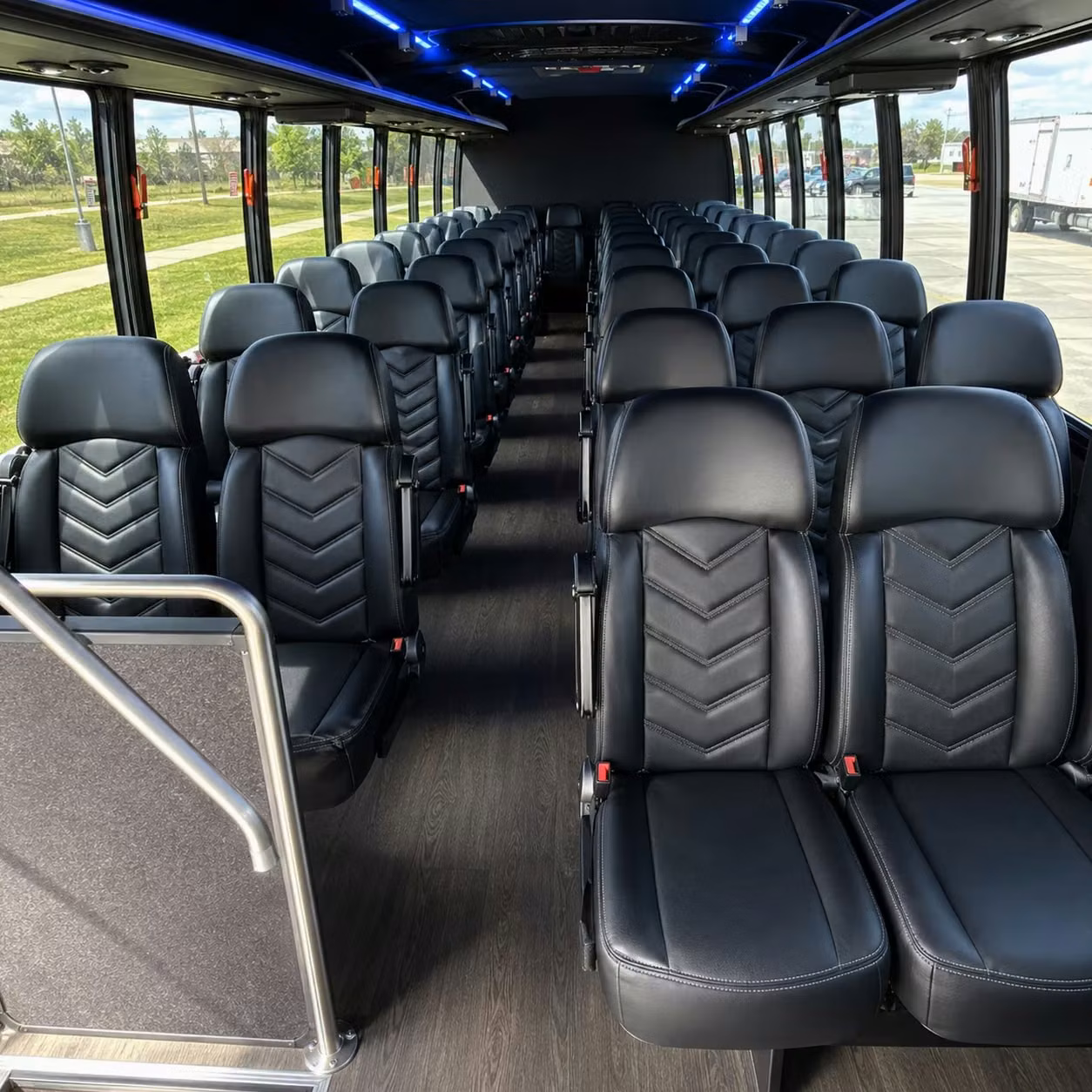 35 passenger minibus inside
