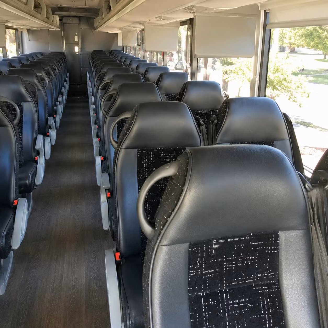 palm bay charter bus interior