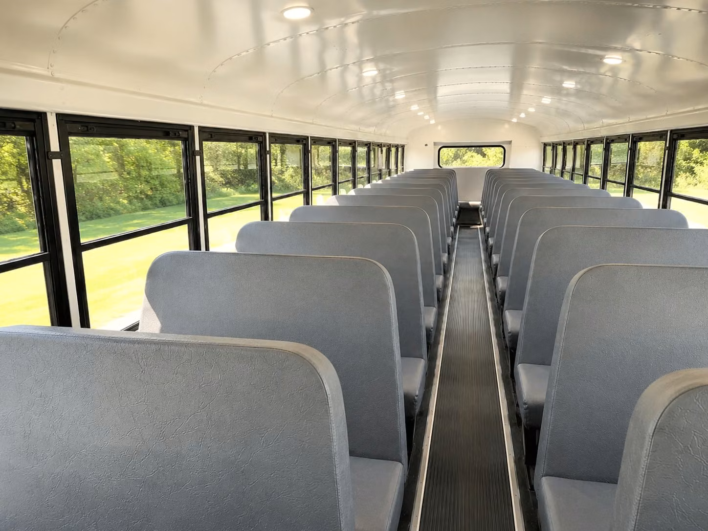 school bus interior